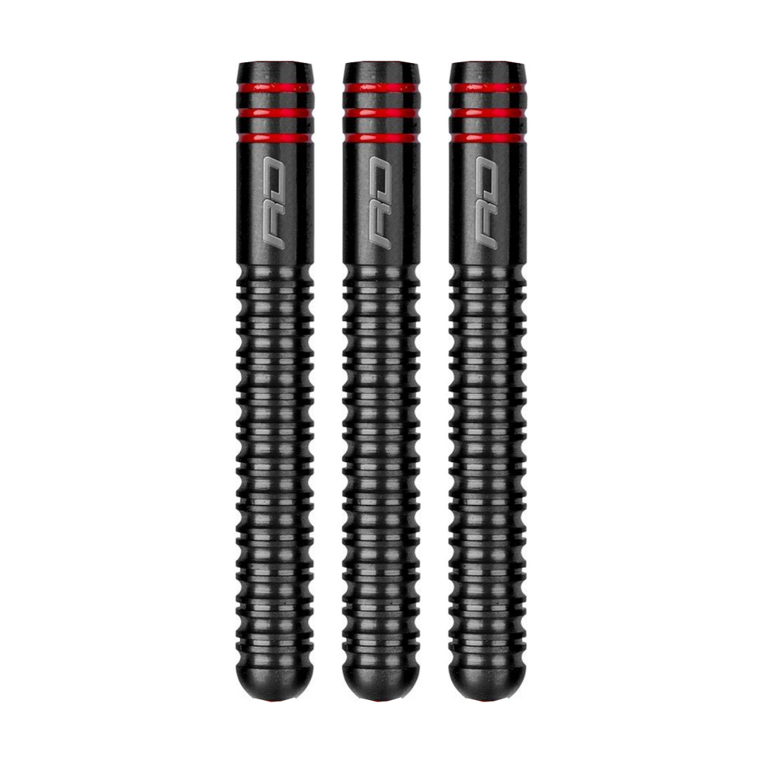 Milano RS Steel Tip Darts - 90% Tungsten — three barrel close-ups