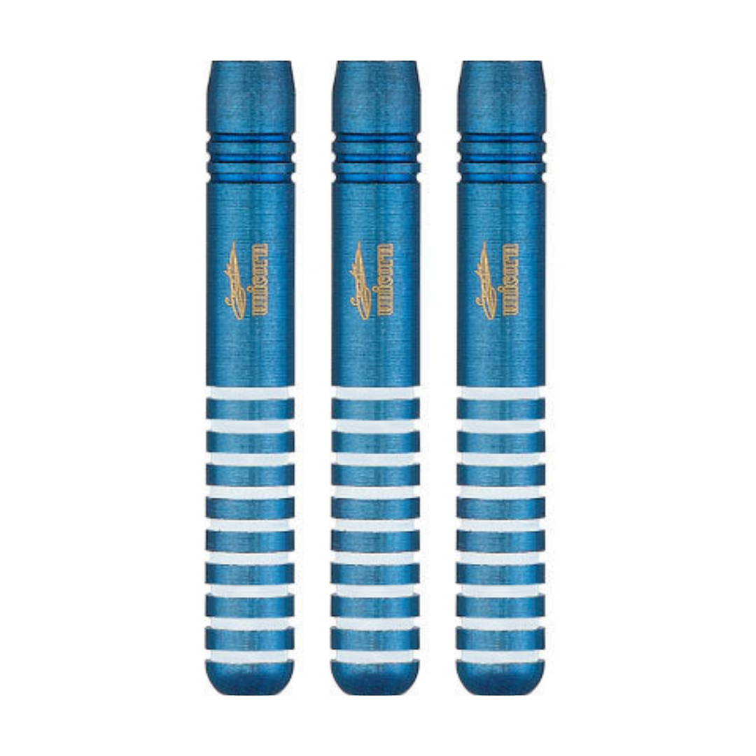 Gary Anderson Silverstar Steel Tip Darts - 80% Tungsten — three barrel close-ups