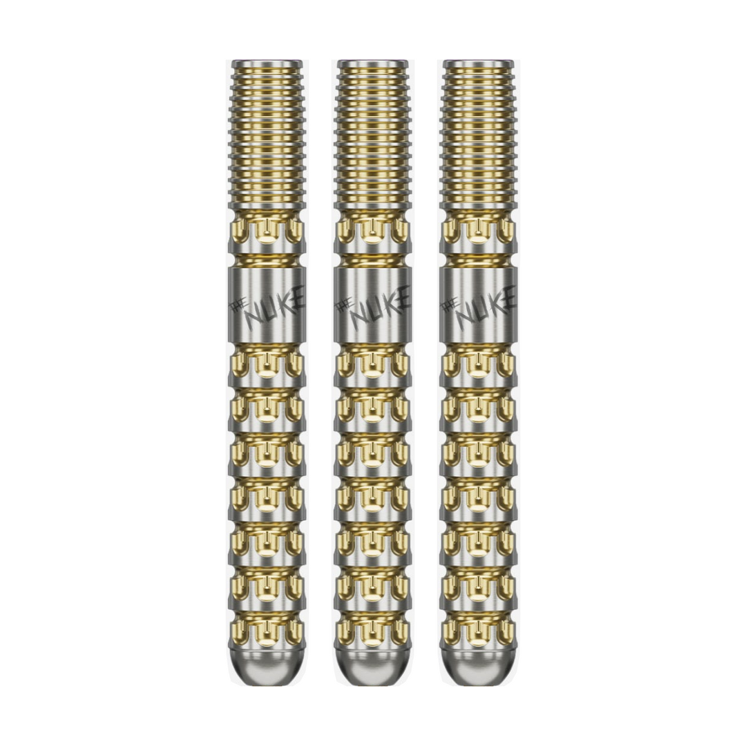 Luke Littler G1 Prodigy Steel Tip Darts - 90% Tungsten — three barrel close-ups