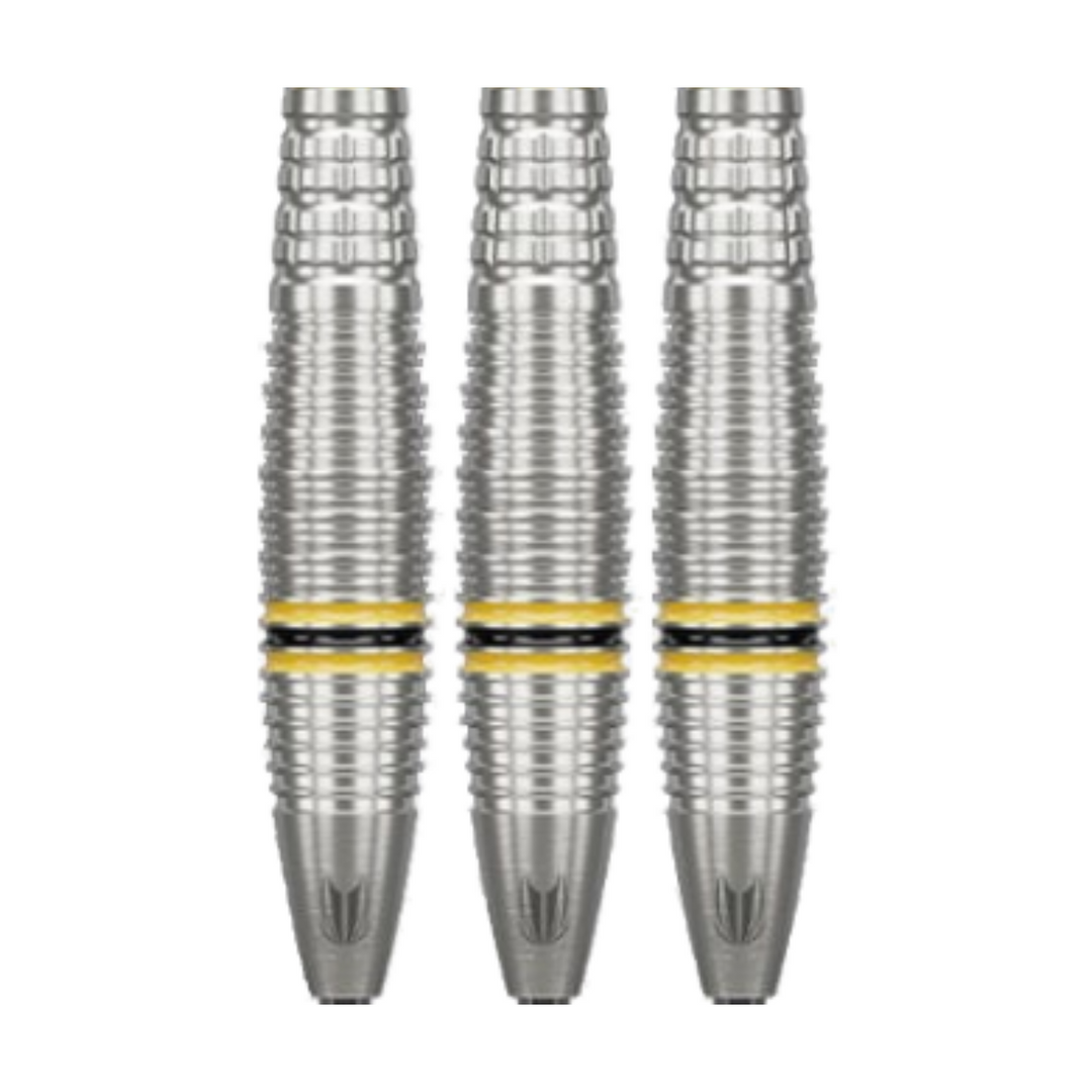 Scott Williams G2 Steel Tip Darts - 90% Tungsten — three barrel close-ups