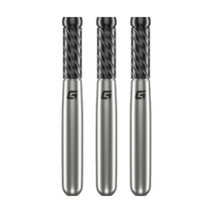 Homerun Steel Tip Darts - 90% Tungsten — three barrel close-ups