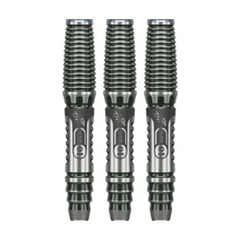 Haruki Muramatsu Rising Sun G10.5 Steel Tip Darts - 95% Tungsten — three barrel close-ups