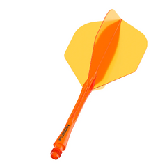 Orange integrated dart flight and shaft