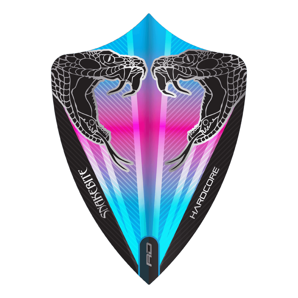 Red Dragon Peter 'Snakebite' Wright Hardcore Flights — flight design, front view