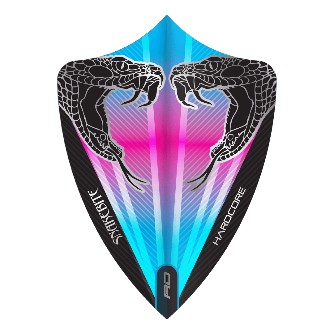 Red Dragon Peter 'Snakebite' Wright Hardcore Flights — flight design, front view