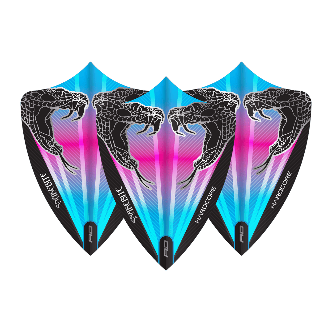 Red Dragon Peter 'Snakebite' Wright Hardcore Flights — three dart flights
