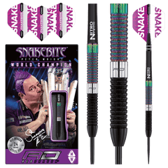 Red Dragon Peter Wright Double World Champion 90% Tungsten Darts — dart, barrel detail and packaging