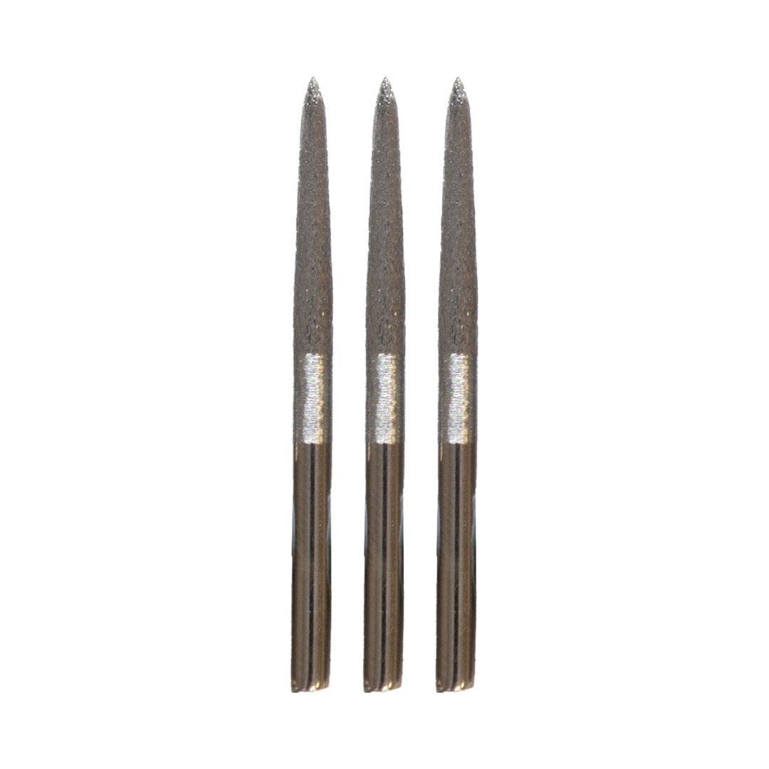 Pharaoh Ramses Silver steel tip points; three matching representative points shown upright on white.