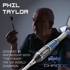 Phil Taylor Power Chrono Steel Tip Darts - 95% Tungsten – product detail
