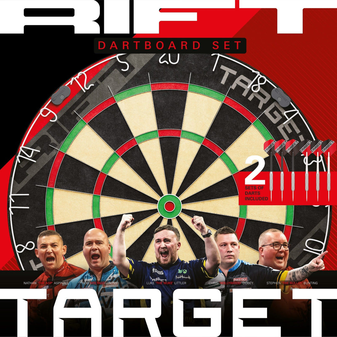 Target Rift Dartboard Set packaging
