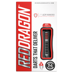 Red Dragon Crossfire Steel Tip Darts 90% Tungsten — retail packaging