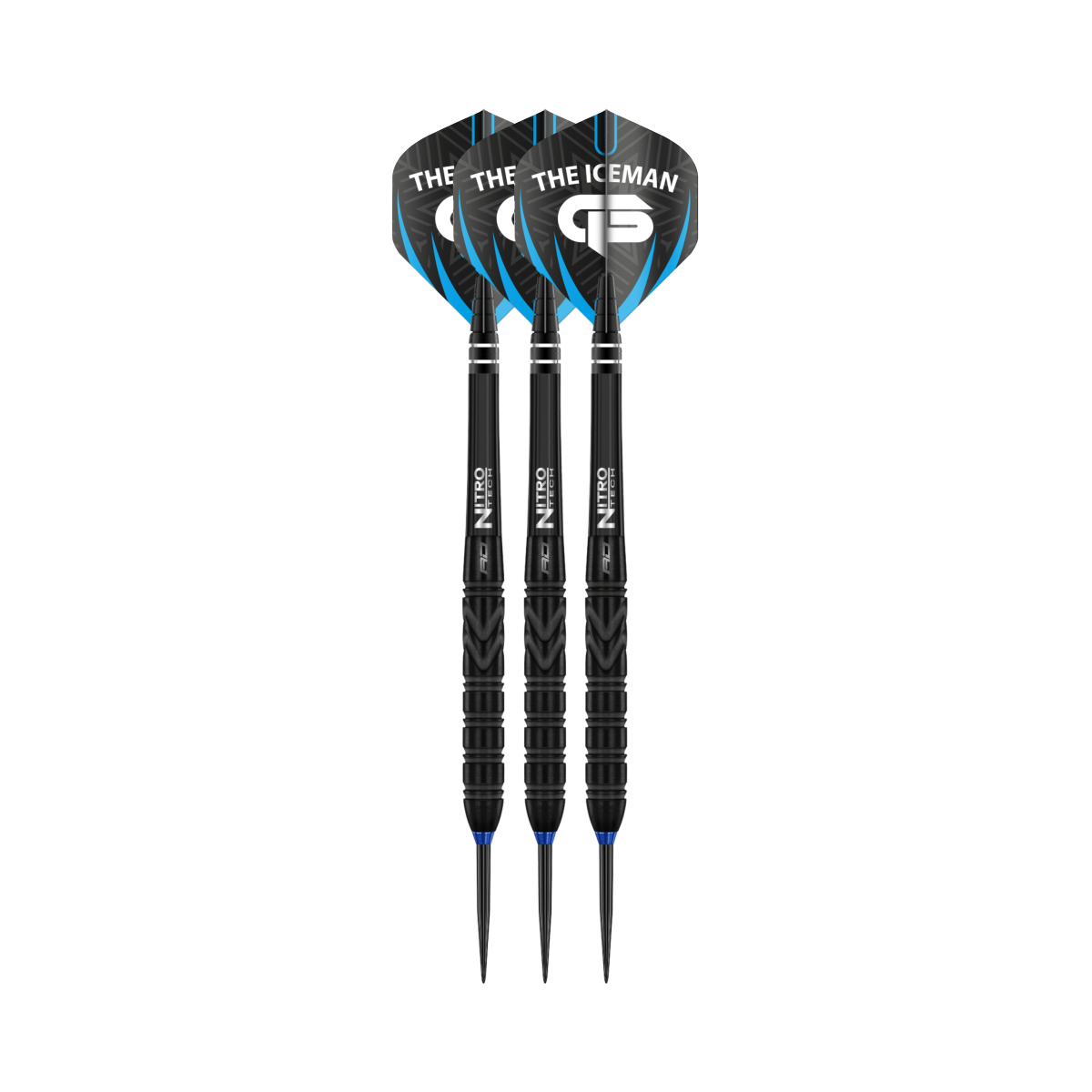 Gerwyn Price Back to Black Special Edition 90% Tungsten Darts — three barrel close-ups