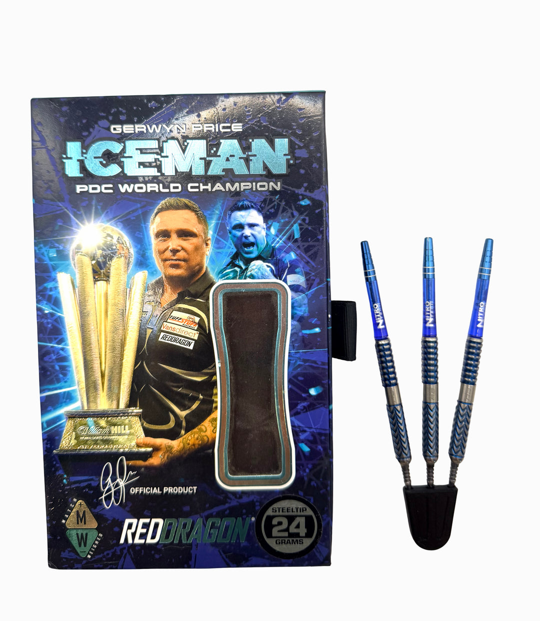 Red Dragon Gerwyn Price Glacier Storm Points 90% Tungsten 24g trade-in darts