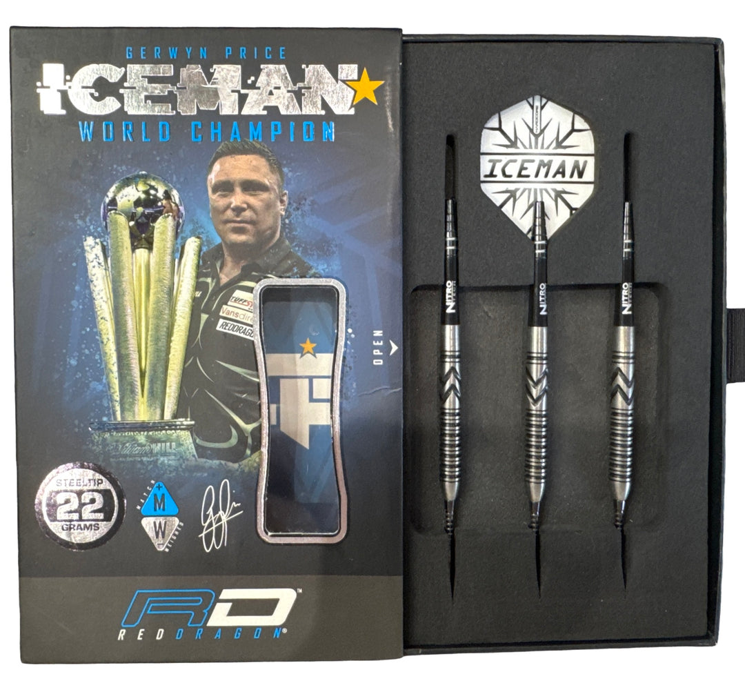 Red Dragon Gerwyn Price WC Thunder Bolt + Storm Points 90% Tungsten 22g trade-in darts