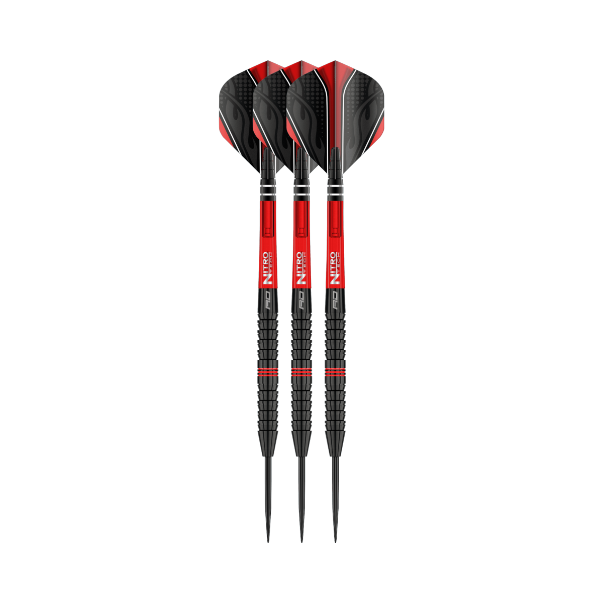 Jamie Lewis 90% Tungsten Darts — three barrel close-ups