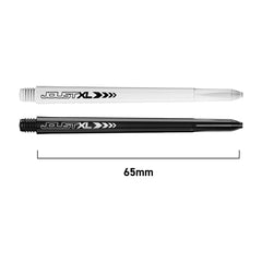 Red Dragon Joust XL Dart Shafts 65mm — shaft length diagram