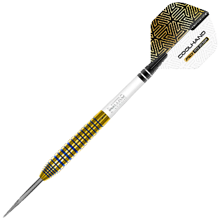 Red Dragon Luke Humphries Gold Tx3 Steel Tip Darts 90% — assembled dart