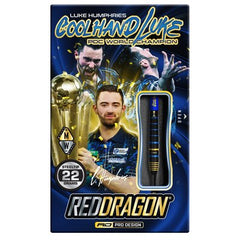 Red Dragon Luke Humphries TX4 Avenger Steel Tip Darts 90% Tungsten — retail packaging