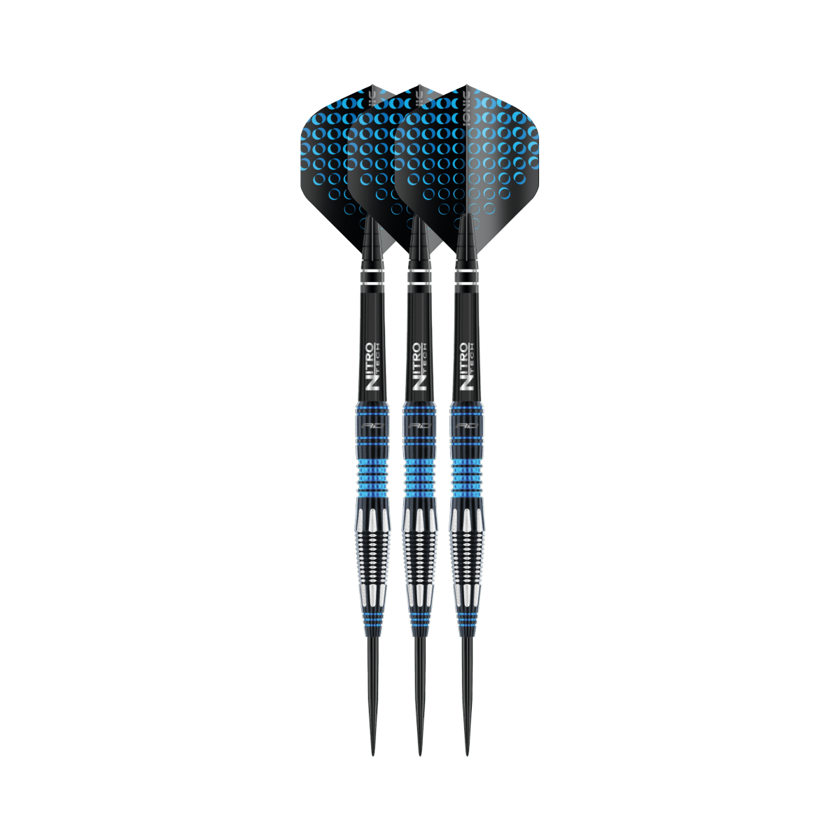 Marlin 90% Tungsten Darts — three barrel close-ups