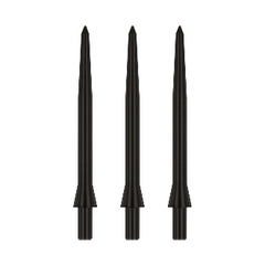 Red Dragon Plain Steel Tip Points — black replacement points