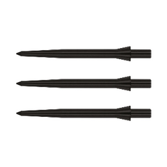 Red Dragon Plain Steel Tip Points — black replacement points