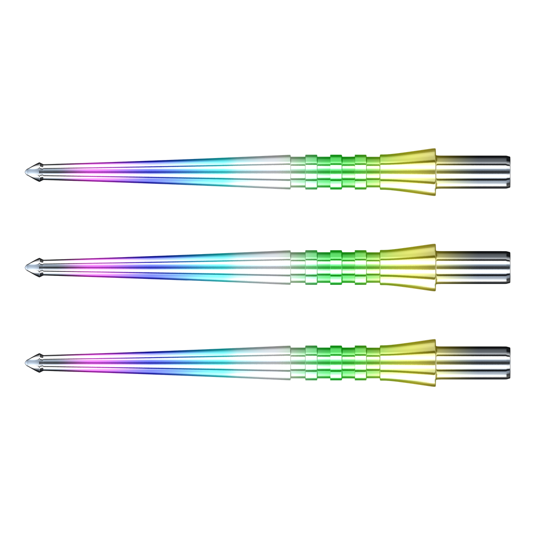 Red Dragon Raptor Steel Tip Points — rainbow replacement points
