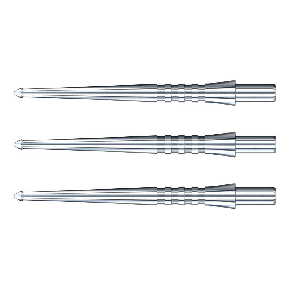 Red Dragon Raptor Steel Tip Points — silver replacement points