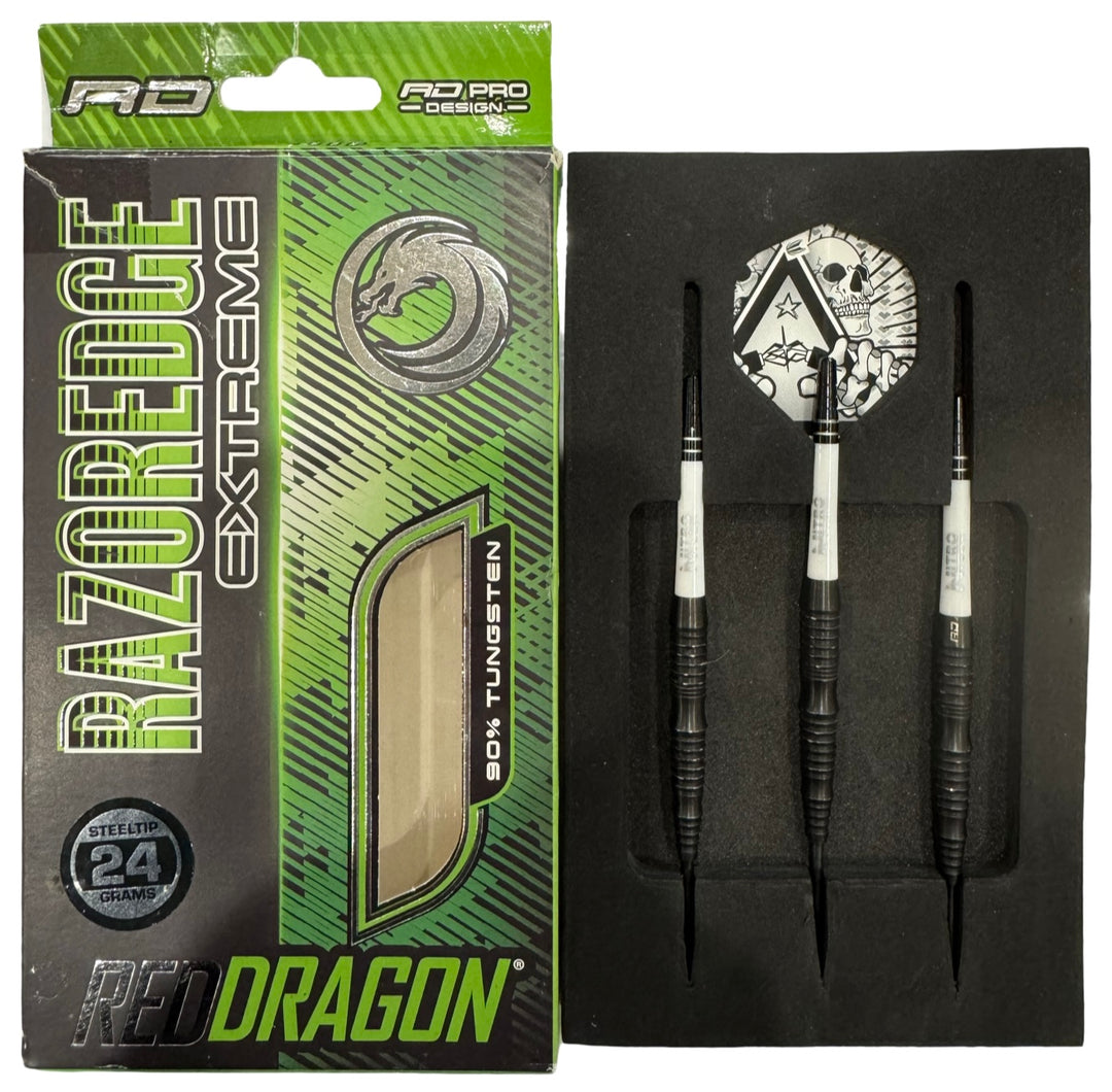 Red Dragon Razoredge Extreme Darts 90% Tungsten 24g trade-in