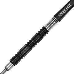Red Dragon Snakebite Double Wc Se Steel Tip Darts 85% Tungsten — barrel and grip close-up