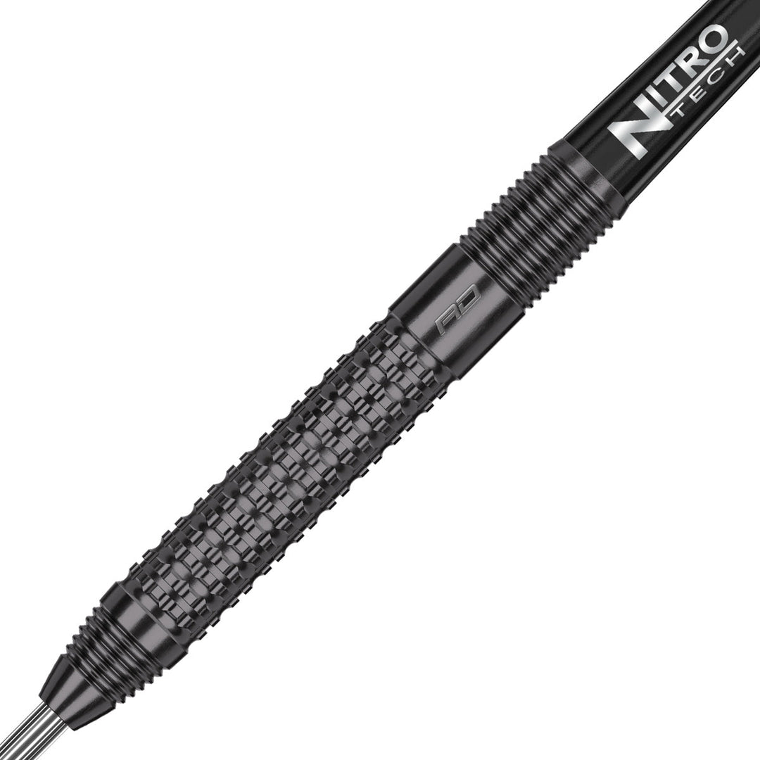 Red Dragon T 800 Steel Tip Darts 90% Tungsten — barrel and grip close-up