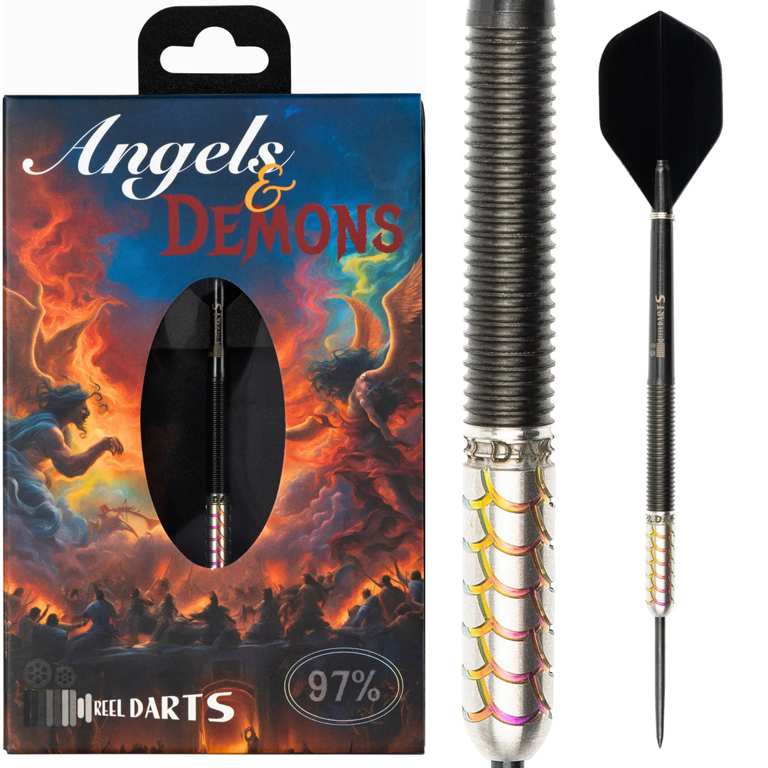 Reel Angels & Demons Steel Tip Darts - 97% Tungsten 23g
