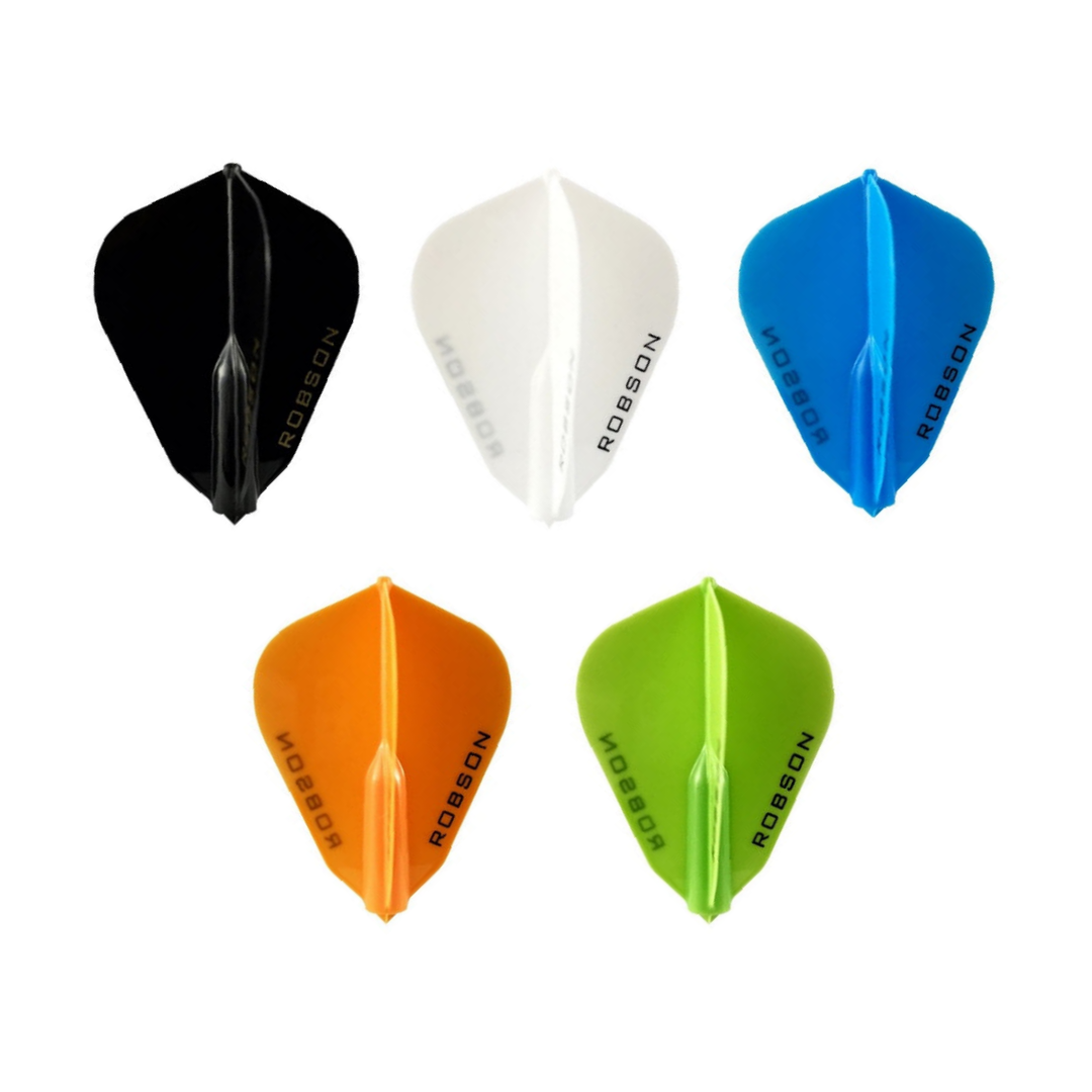 Robson - Plus Flight F Shape; all 5 original colour/design photographs shown upright against a white background. Supplied pack quantity is unchanged.