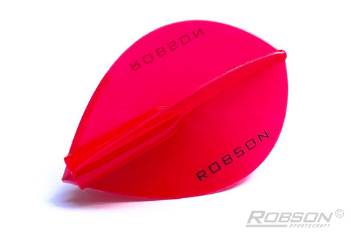 Robson Plus Pear red moulded dart flights