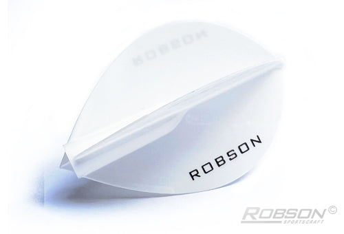Robson Plus Pear white moulded dart flights
