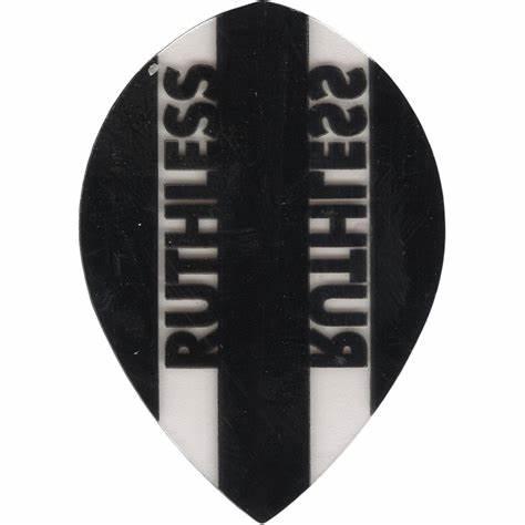 Ruthless Embossed Flights — flight design, front view