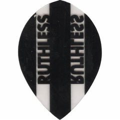 Ruthless Embossed Flights — flight design, front view