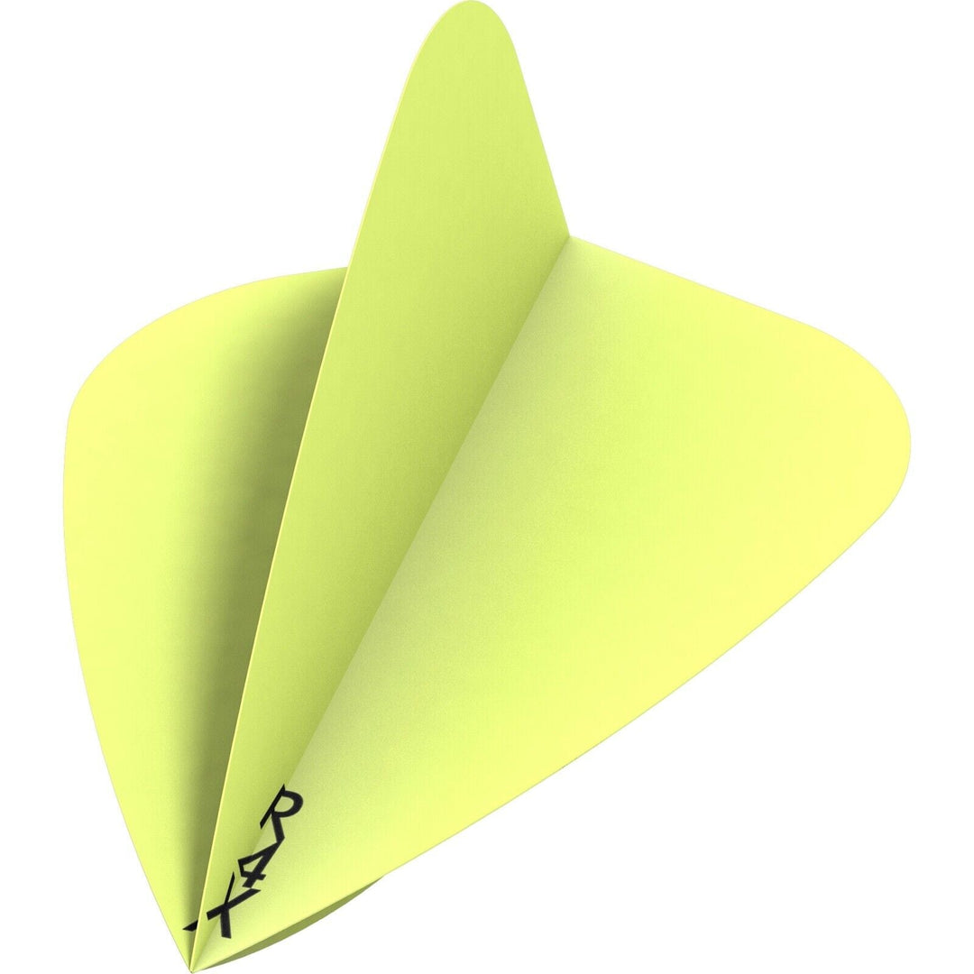 Ruthless R4X Dart Flights Kite — yellow flight design