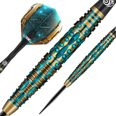 Shot AI Replicant Steel Tip Darts 90% Tungsten — barrel and grip close-up