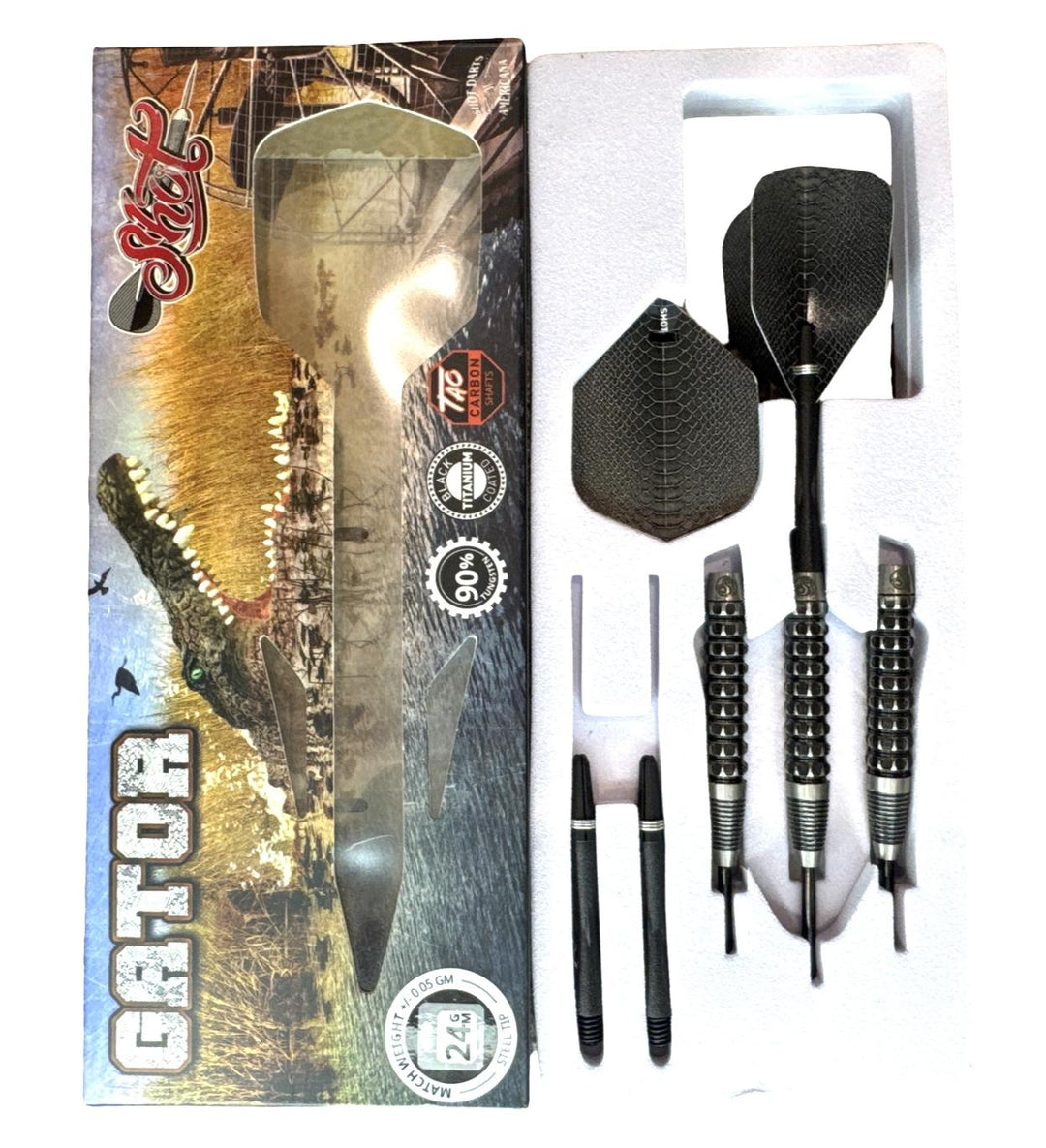 Shot American Gator Darts 90% Tungsten 24g trade-in