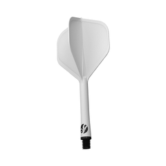 Shot Flight Deck in White; one integrated flight and shaft shown on white.