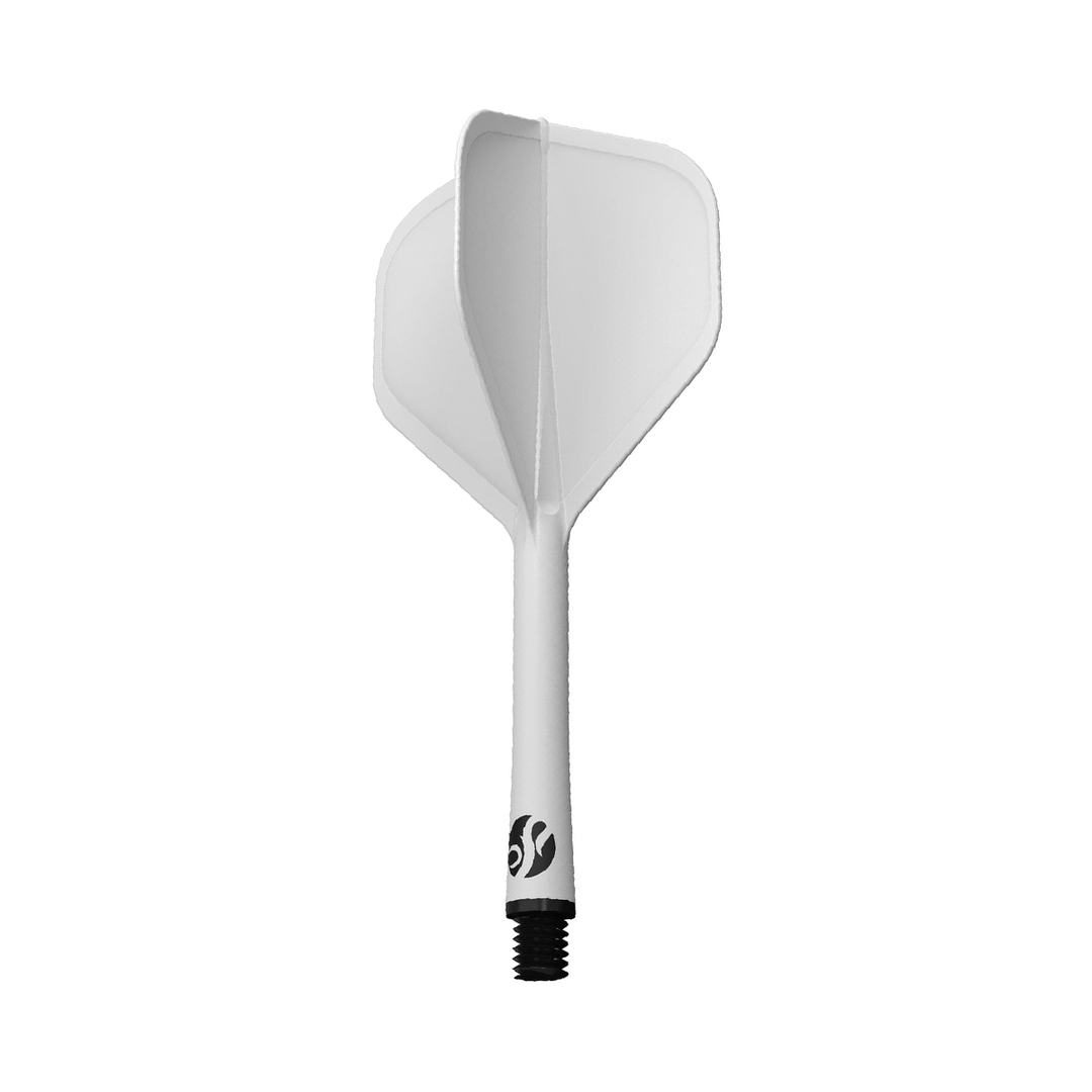 Shot Flight Deck in White; one integrated flight and shaft shown on white.