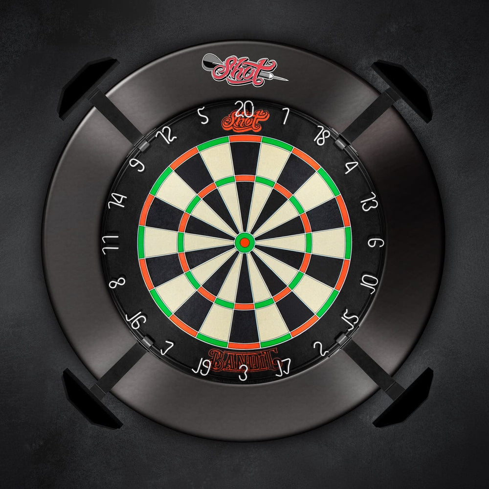 Shot Stadium Dartboard Lights — light fitted around a dartboard
