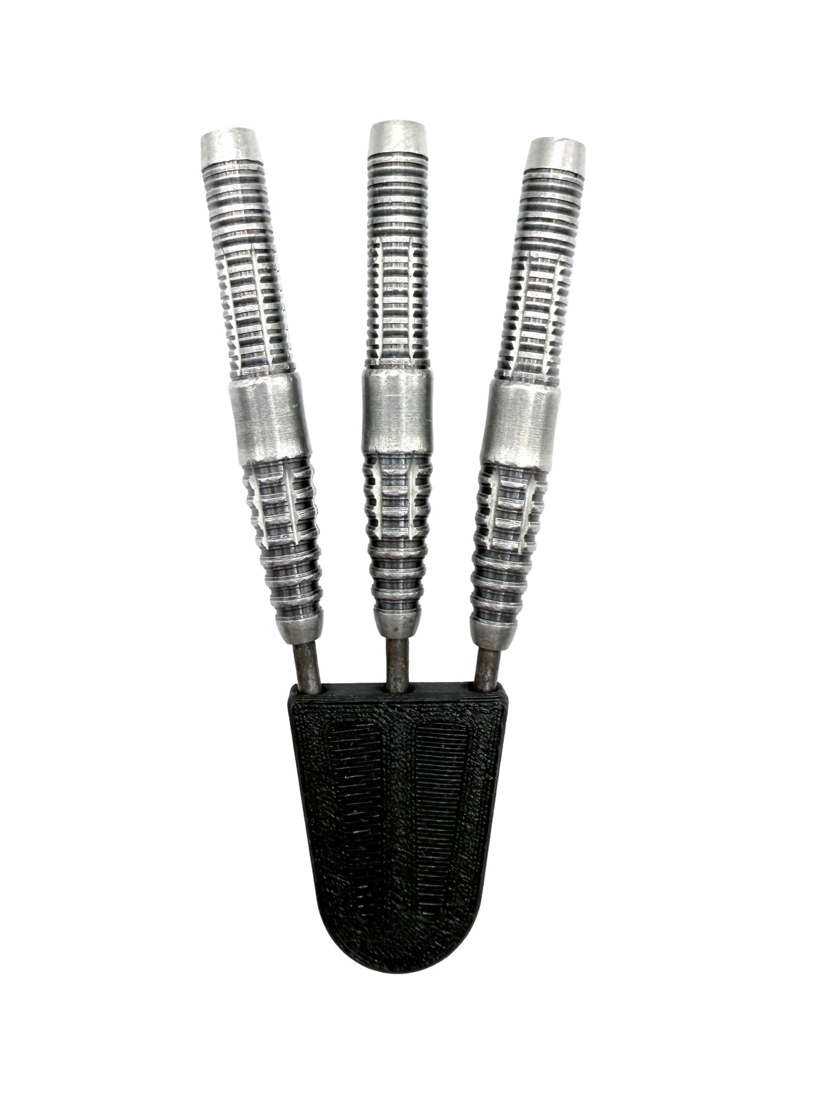 Shot Tribal Weapon Series 5 90% Tungsten Steel Tip Darts - Used / Trade-In — three barrel close-ups