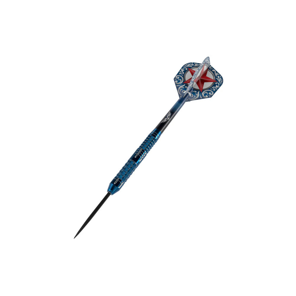 Shot Wild Frontier Trailblazer 22g assembled steel tip dart side view