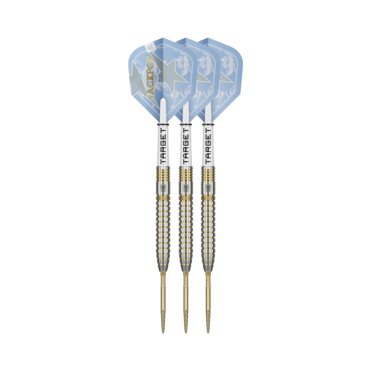 Adrian Lewis Showdown Steel Tip Darts - 95% Tungsten — three barrel close-ups