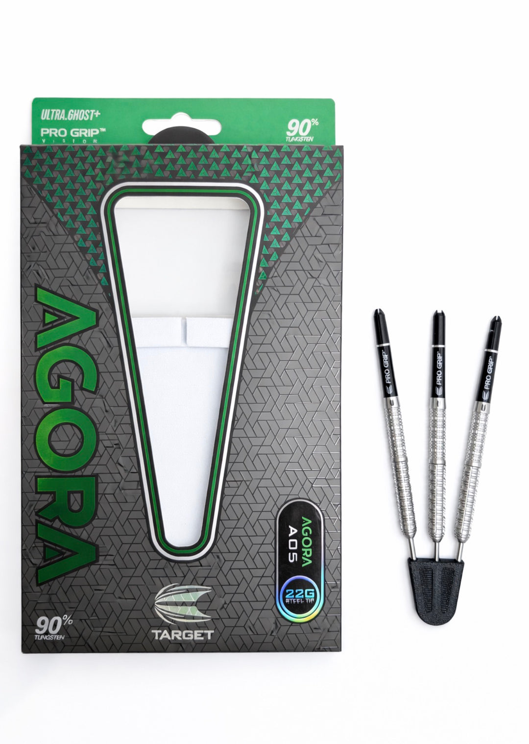 Target Agora AO5 90% Tungsten 22g – trade-in steel tip darts