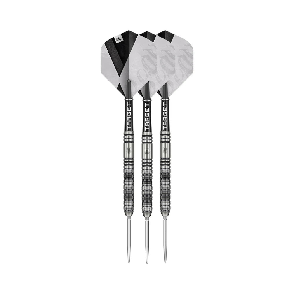 Beau Greaves G1 Steel Tip Darts - 90% Tungsten — three barrel close-ups