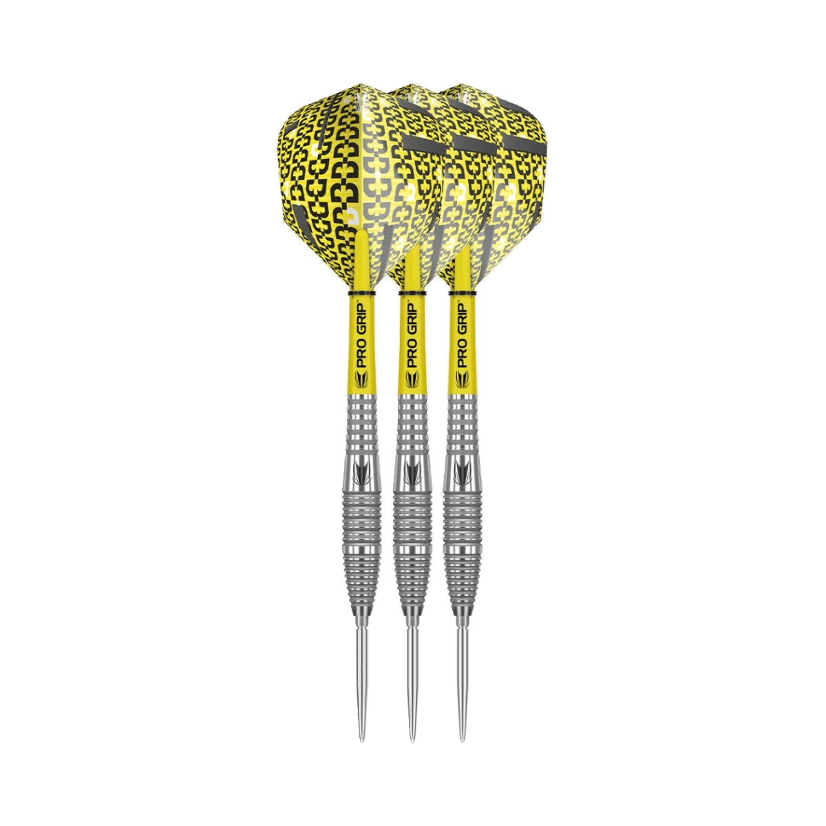 Bolide 05 Steel Tip Darts - 90% Tungsten — three barrel close-ups