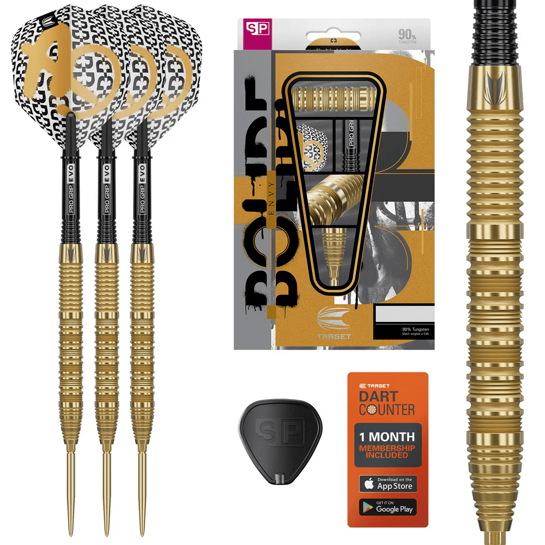 Target Bolide Envy 01 Steel Tip Darts - 90% Tungsten 23g