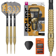 Target Bolide Envy 03 Steel Tip Darts 90% Tungsten — set contents and packaging